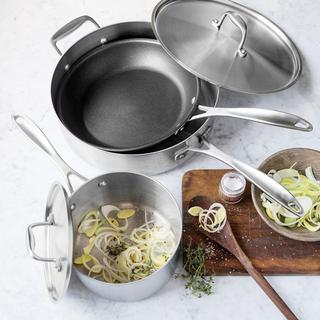 Make Enough for Leftovers Stainless Steel 5-Piece Cookware Set