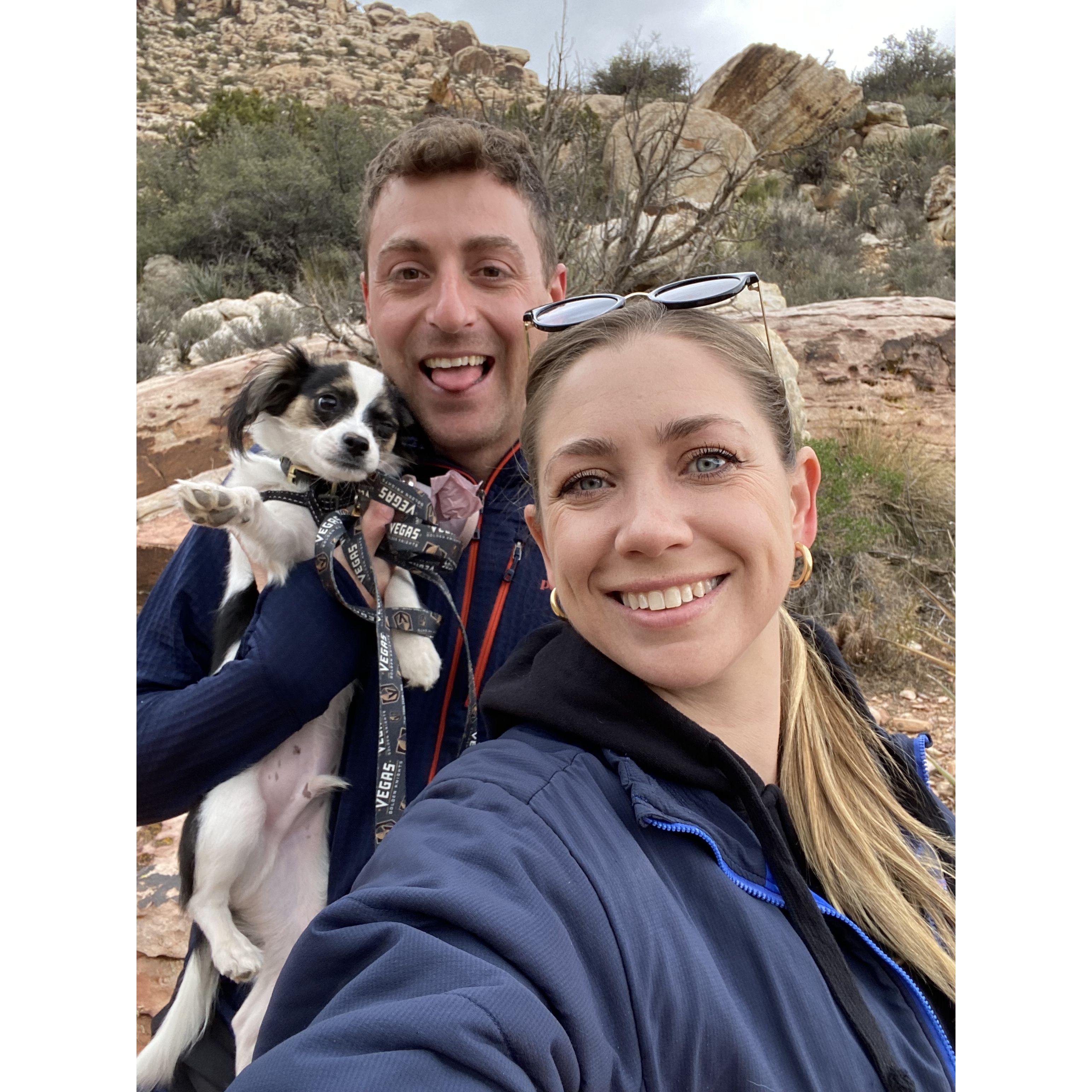 Hiking in Red Rock with Lenny - March 2022