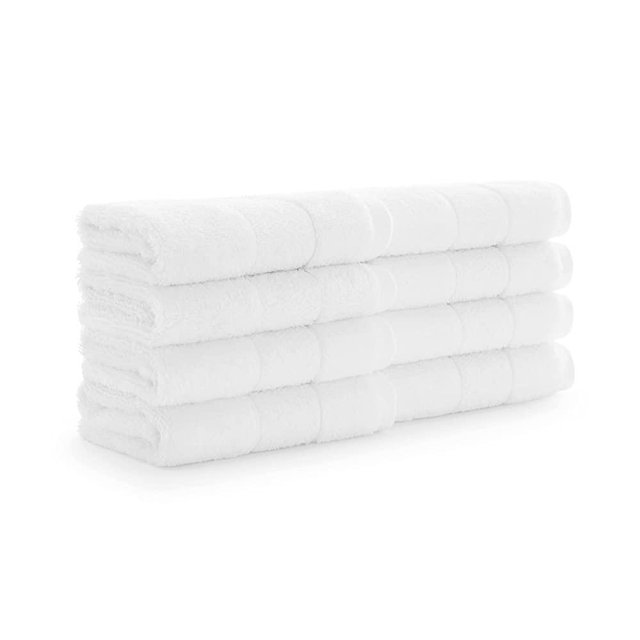 Aston & Arden Turkish Wash Cloths - (Set of 8) Ringspun Cotton Thick and Soft Absorbent Luxury Hotel and Spa Facial Bathroom Towel Set, Heavyweight 600 GSM, 13 x 13 in, White