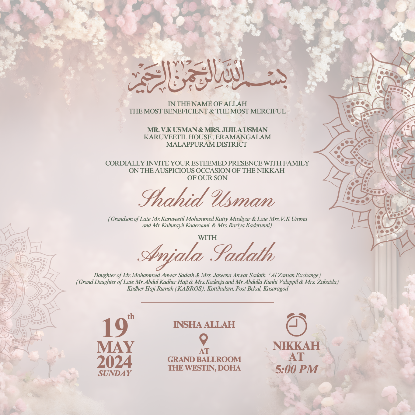 Nikkah Invitation