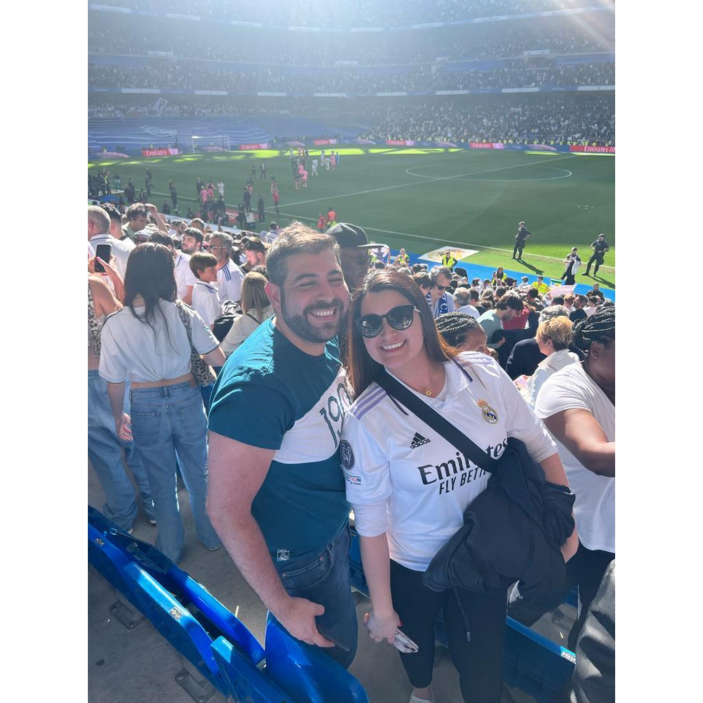 First time at the Bernabéu, unforgettable!
Primera vez en el Bernabéu, ¡inolvidable!