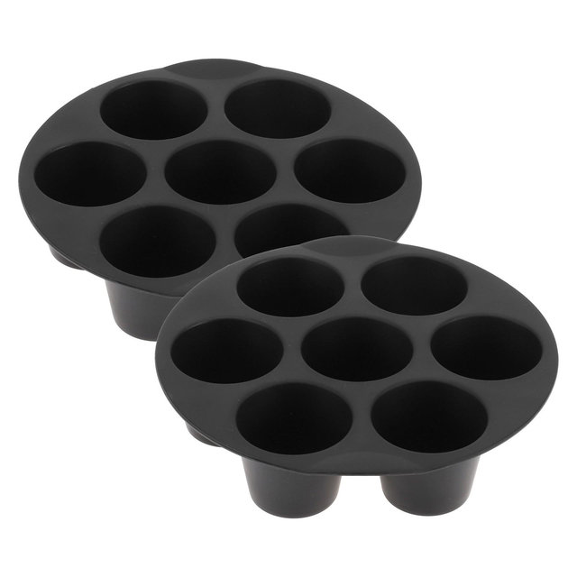 Unique Bargains Silicone Cupcake Pan for Air Fryer Oven Instant Pot 2 Pcs