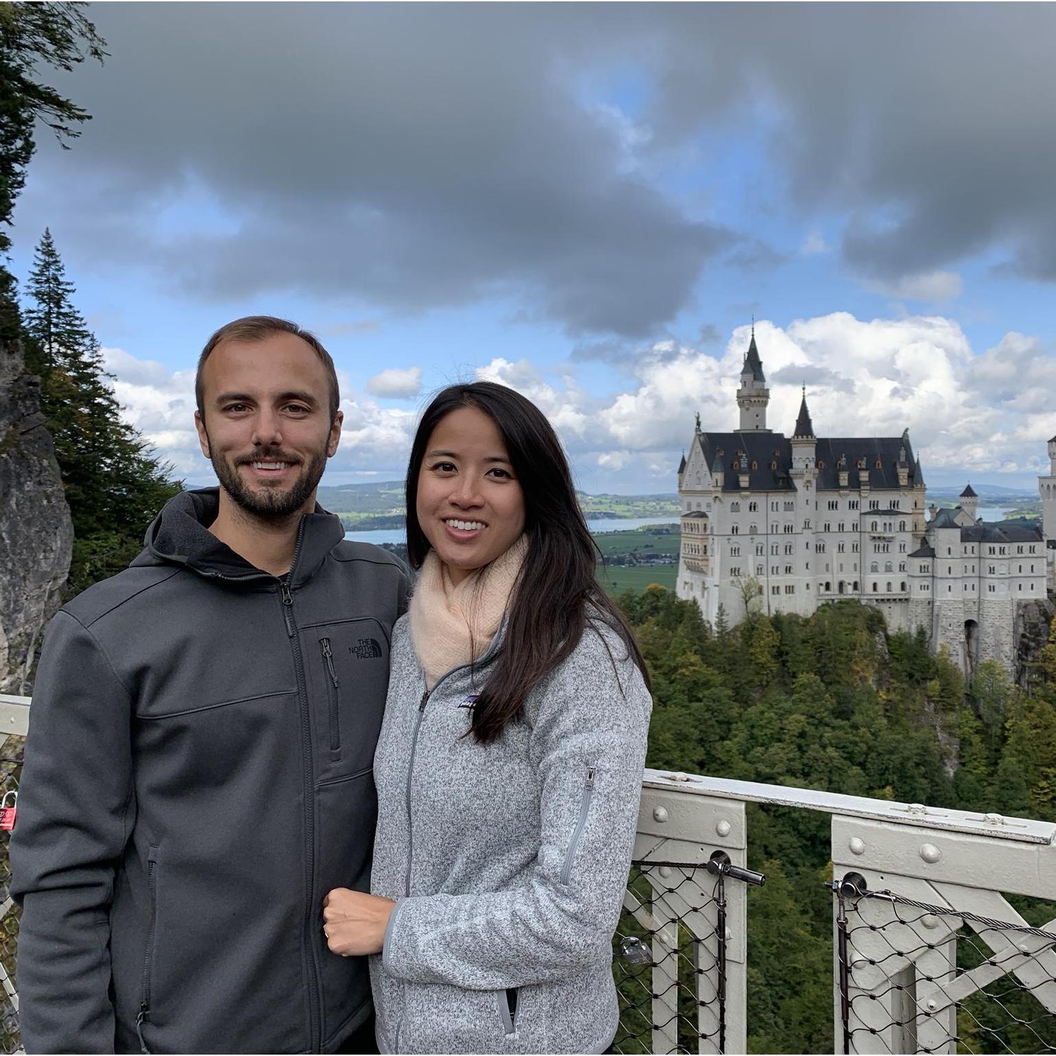 The Neuschwanstein Castle in Germany.
This castle was used to model the Disneyland castle.
We visited this castle approximately one week after our engagement. It represents our fairytale beginning!