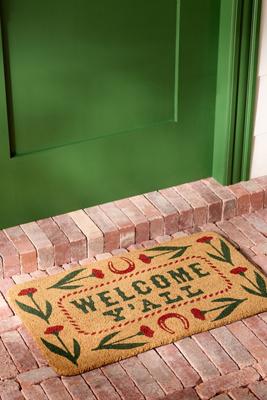 Welcome Y'all Printed Coir Doormat