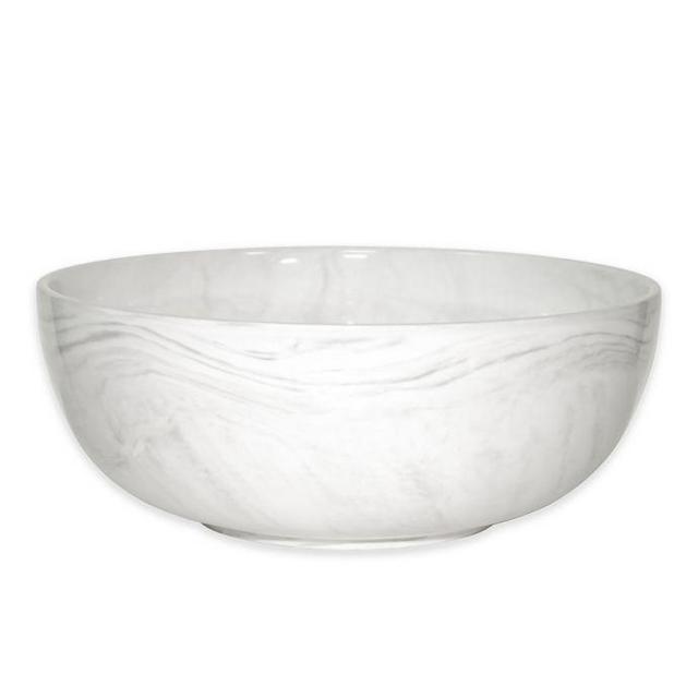 Artisanal Kitchen Supply® 10-Inch Coupe Marbleized Serving Bowl in Grey