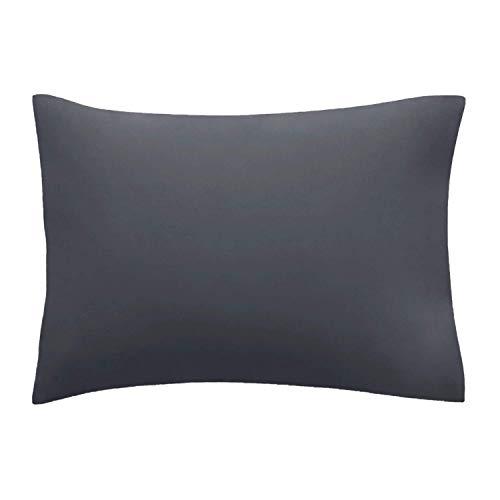 Brooklinen Luxe Pillowcases – Includes 2 Pillowcases with Envelope Closures – 480 Thread Count Cotton Sateen – 100 Percent Long Staple Cotton Pillow Covers – Oeko-TEX Certified – Graphite – Standard
