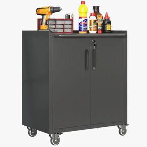Heavy-Duty Metal Rolling Tool Cabinet
