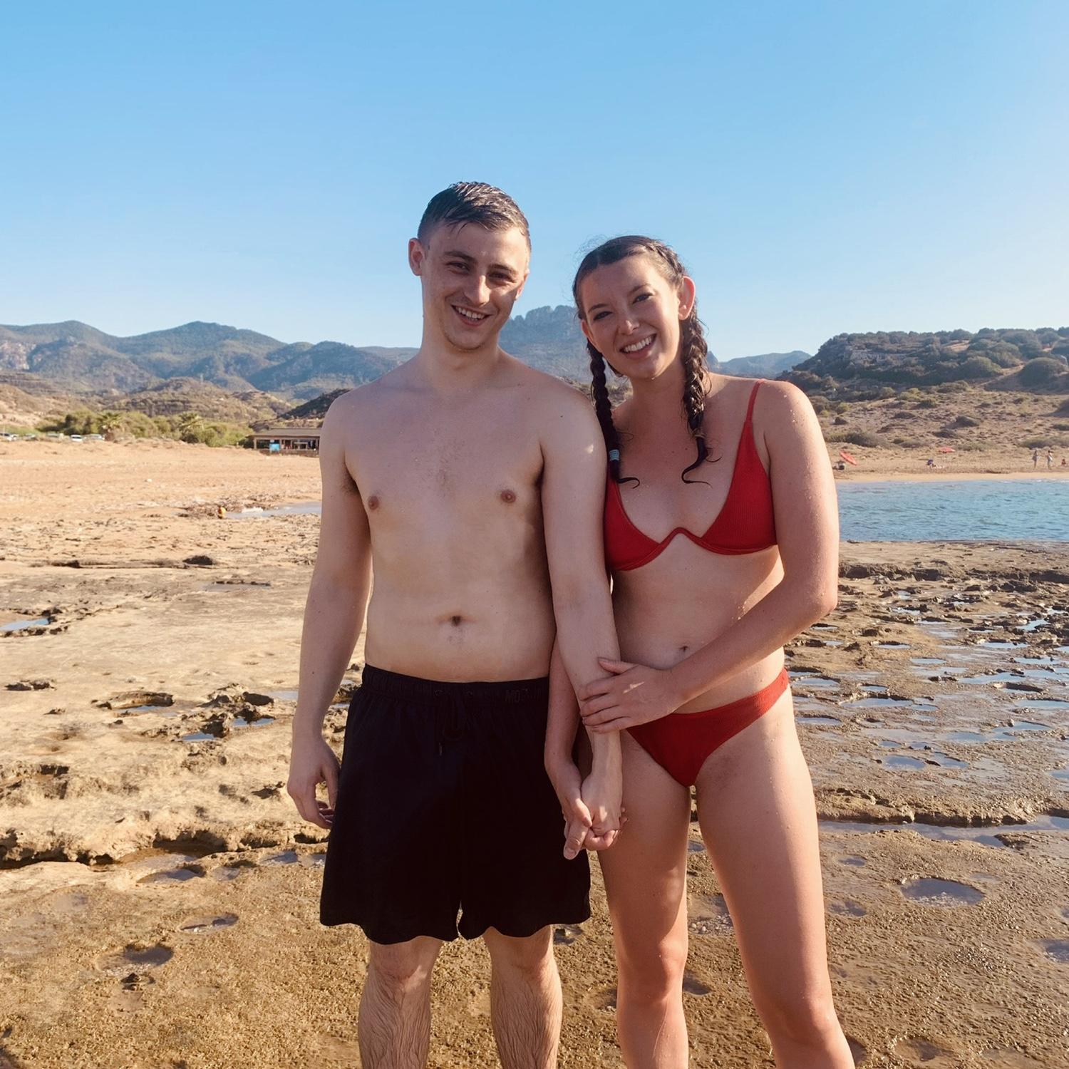 First trip to Cyprus with Ryan's family and the first week after Catie moved to London