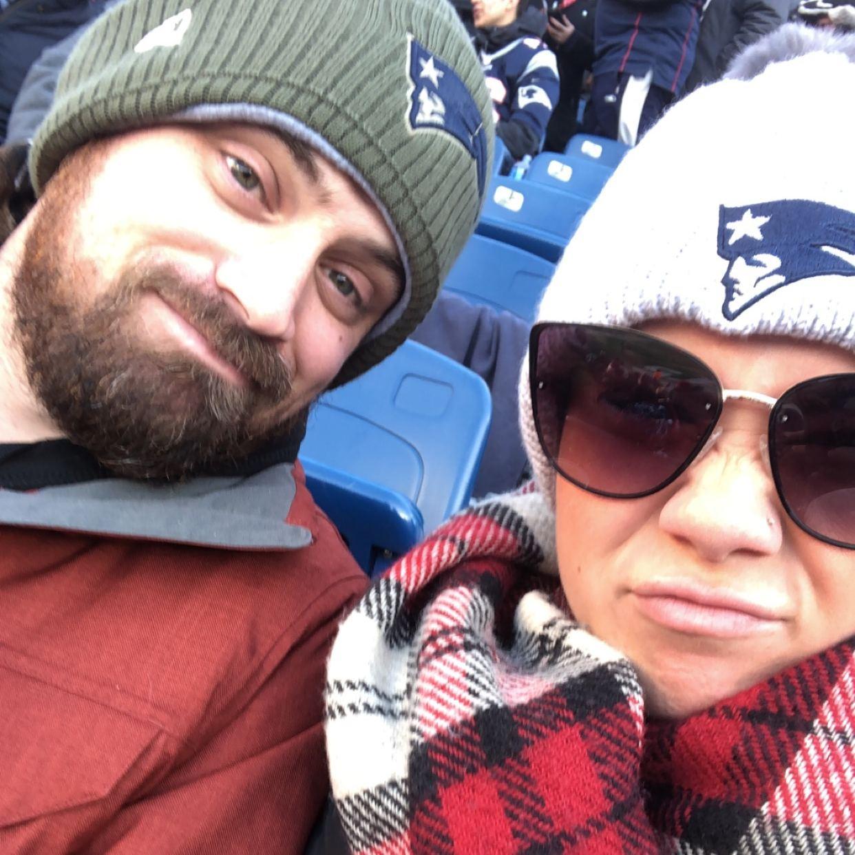 Patriots Game. Gillette.