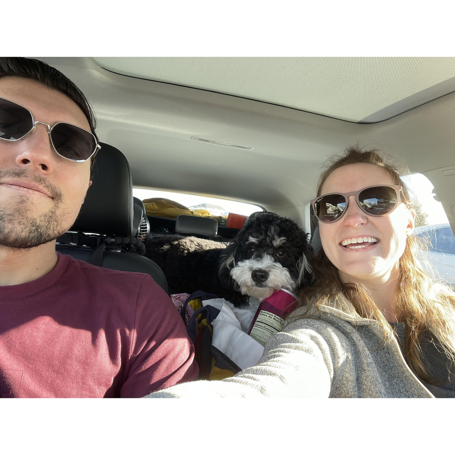 Our first road trip as a full family - we drove from Denver to Olympia for Christmas 2021!
Jack got very little sleep because he was keeping Moose happy so Leiya could be rested to drive π