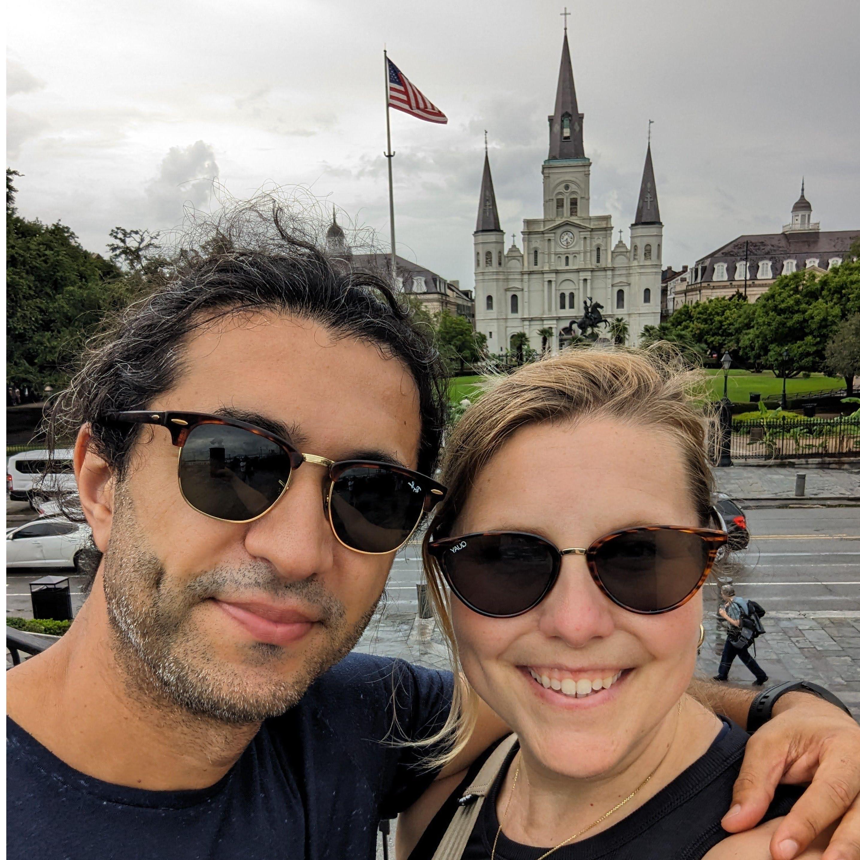Our first vacation together - NOLA for Arif's 40th birthday