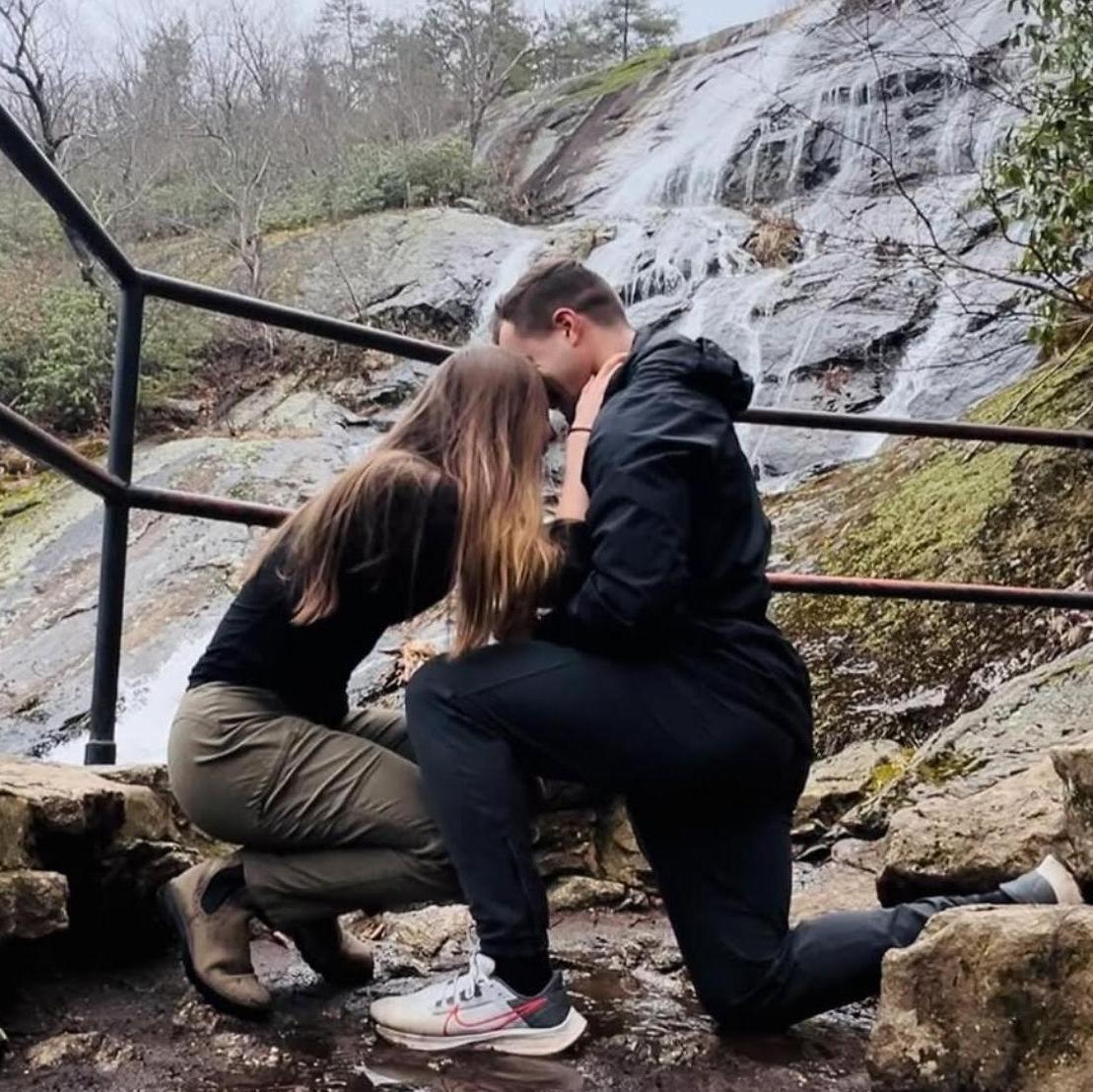 Where Mike proposed. Crabtree Falls in Virginia