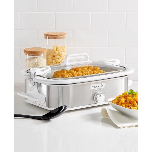 Crock-Pot Programmable Digital Casserole Crock Slow Cooker, 3.5 Quart, Stainless Steel