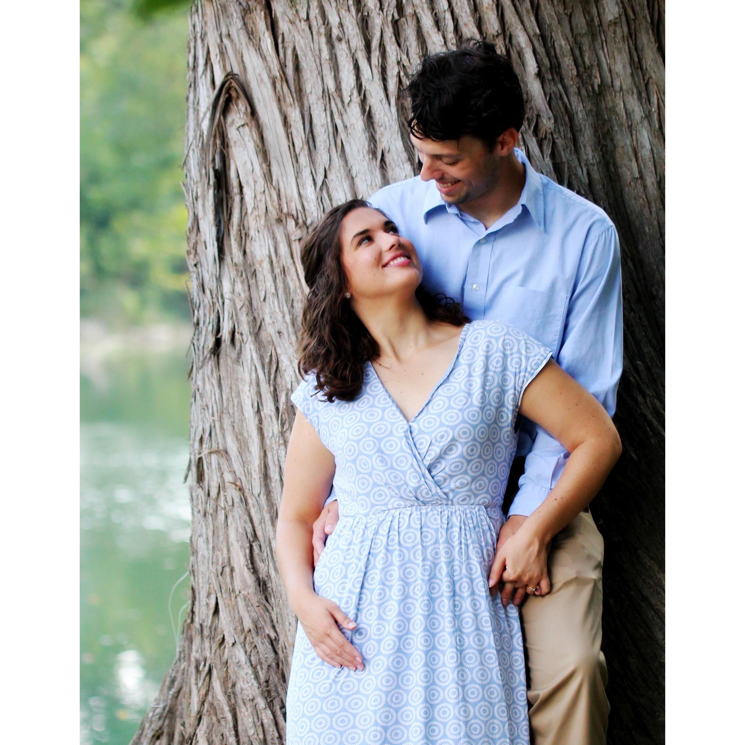 Sometimes we match colors and look lovingly at each other.