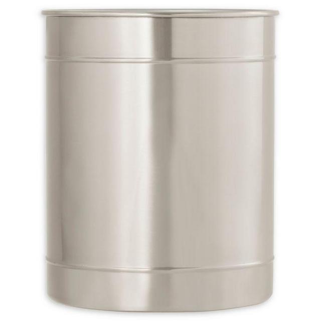 Bowery Wastebasket in Brushed Nickel