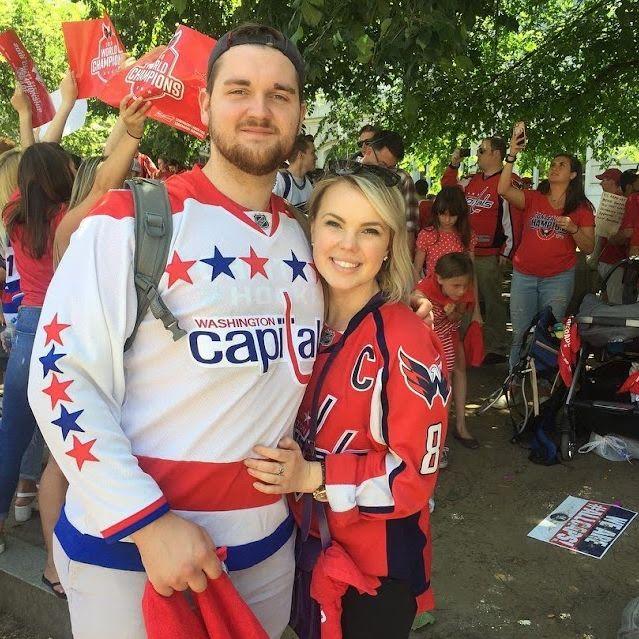 Celebrating at the Capitals Stanley Cup Parade