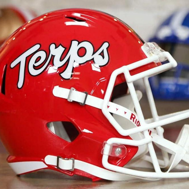 Maryland Terrapins Speed Display Helmet - Script