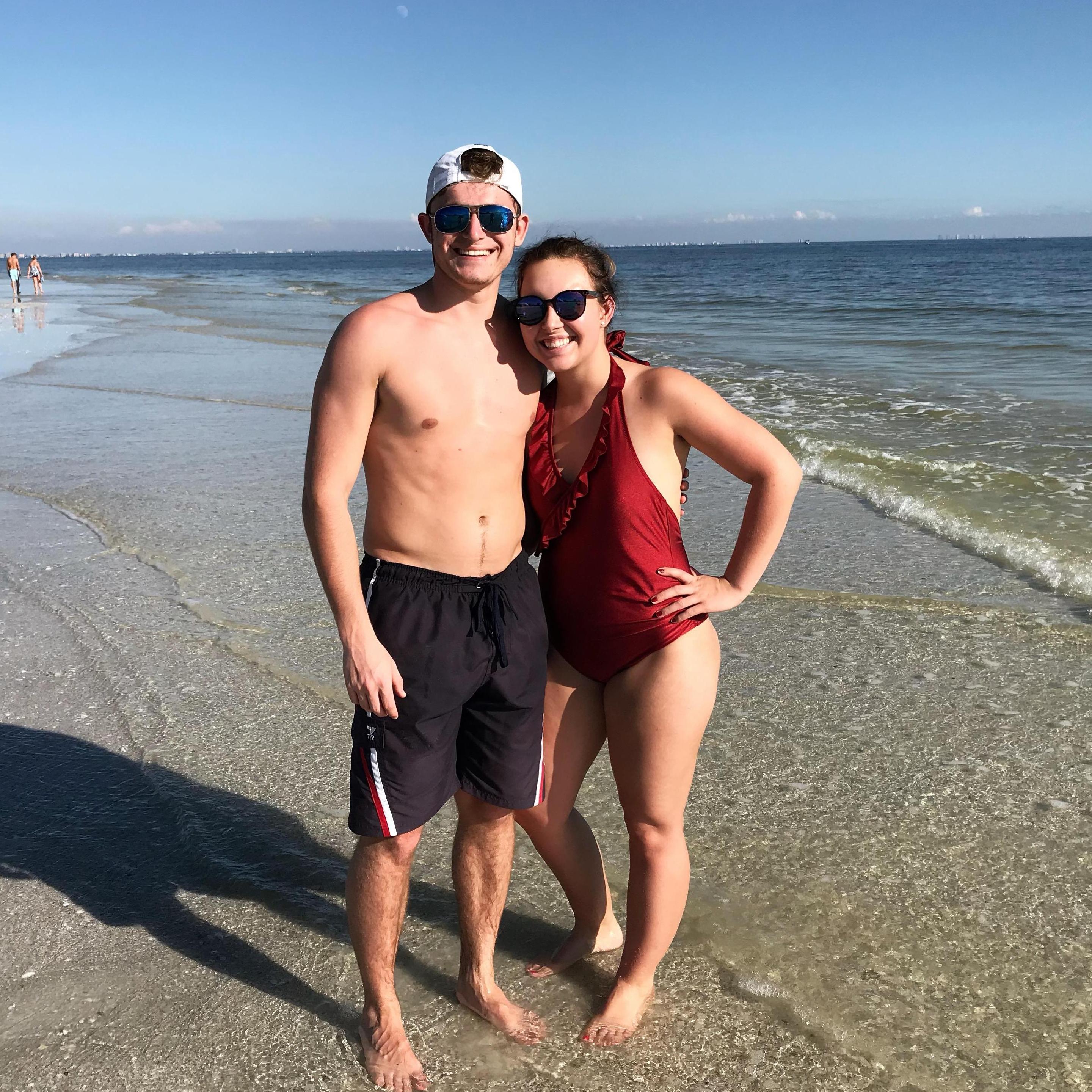 Our first vacation - Sanibel Island with the Hanna family