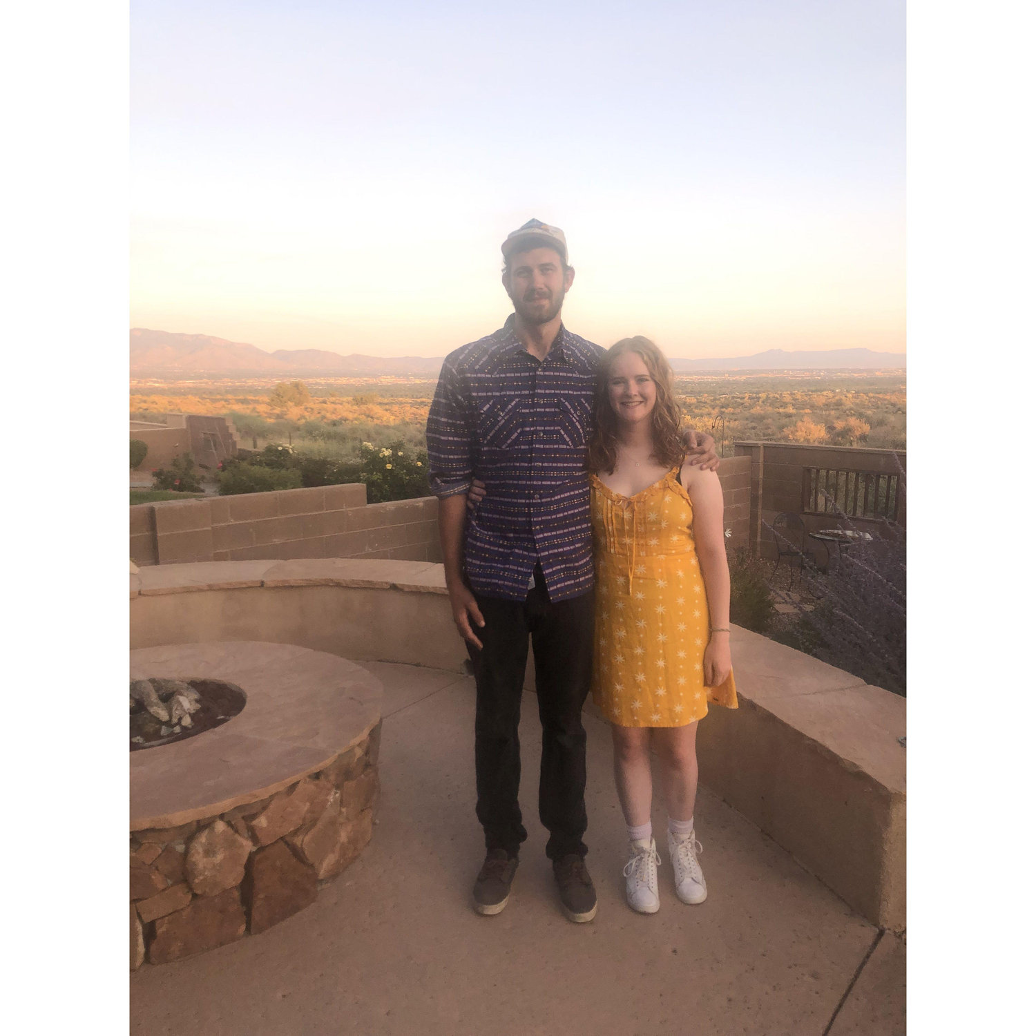 Our "first date" - we met during the pandemic and went out to dinner together for the first time 6 months into our relationship