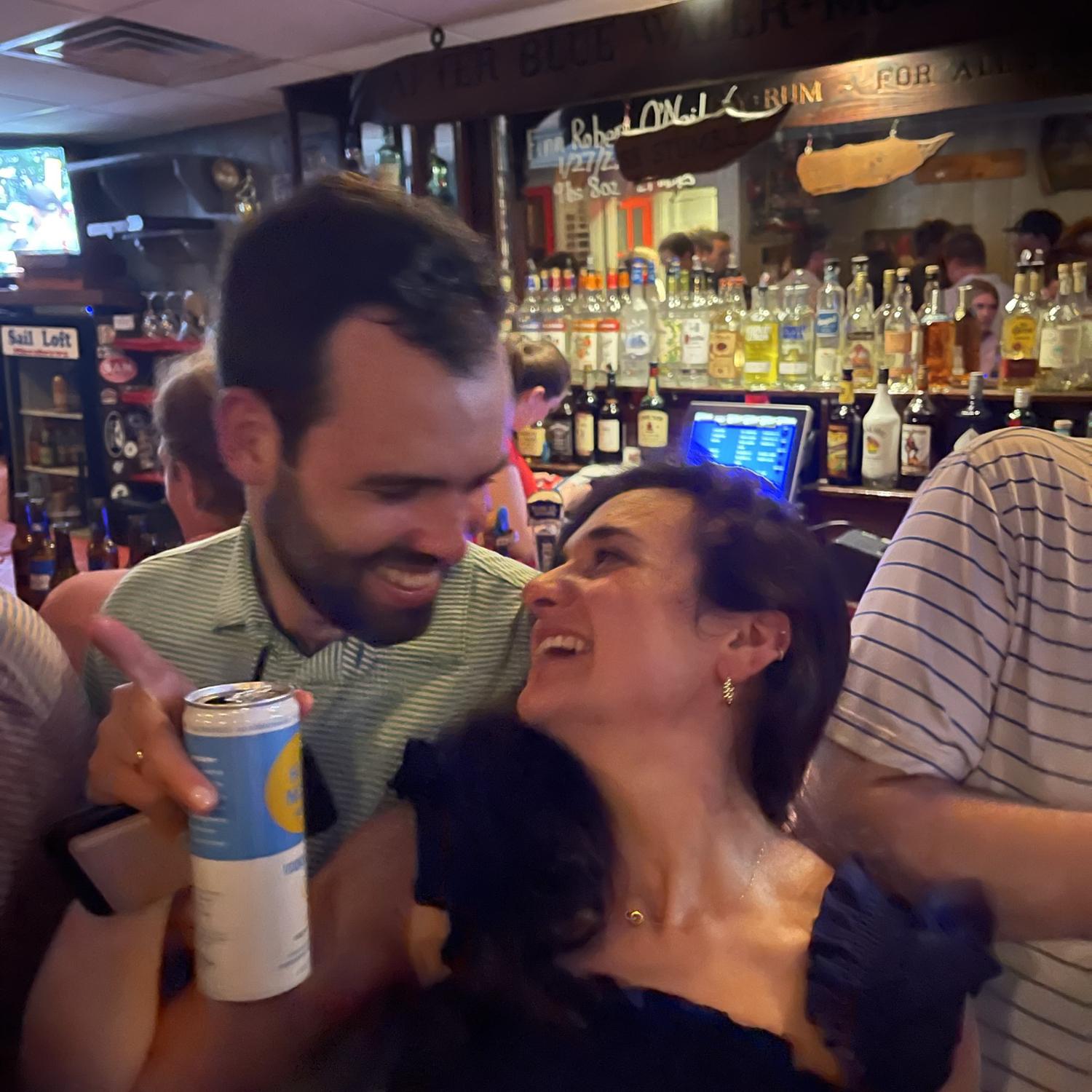 Engagement weekend celebrations at Maddie's Sail Loft