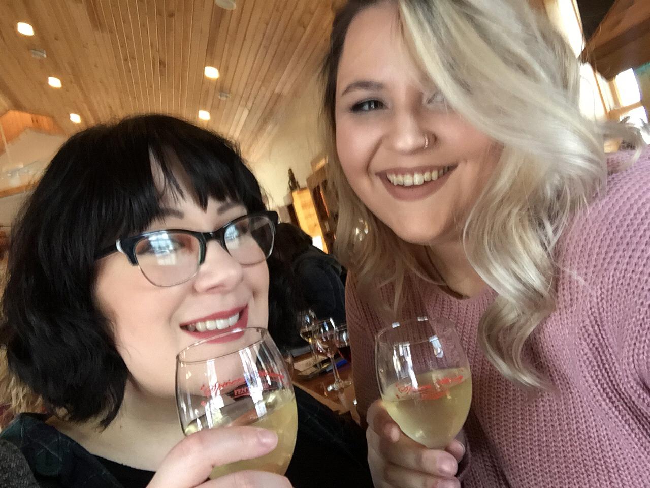 Cider sampling at Spicers Orchard