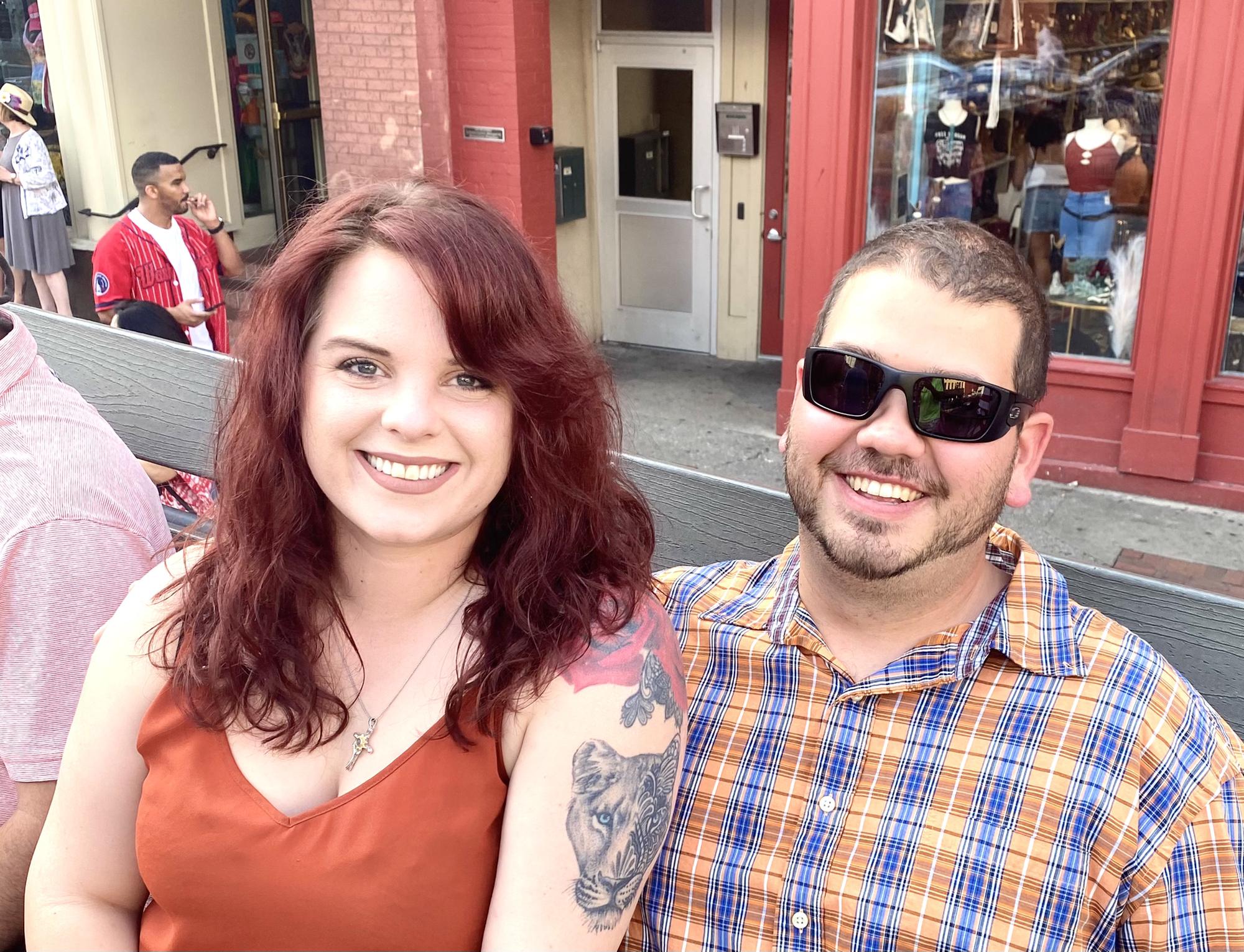 Downtown Nashville, TN on the way to the Rodeo!