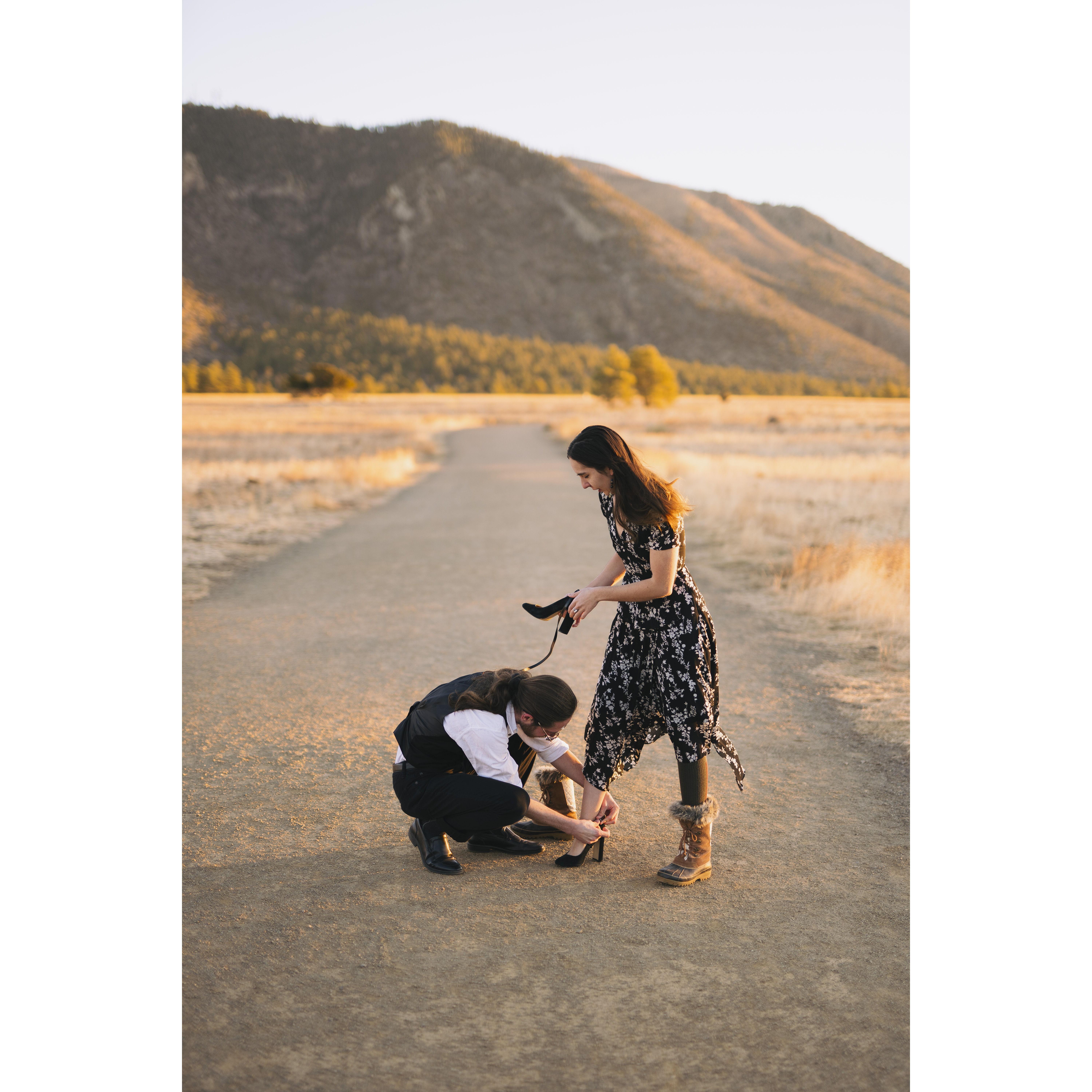 Realities of a Winter Photoshoot