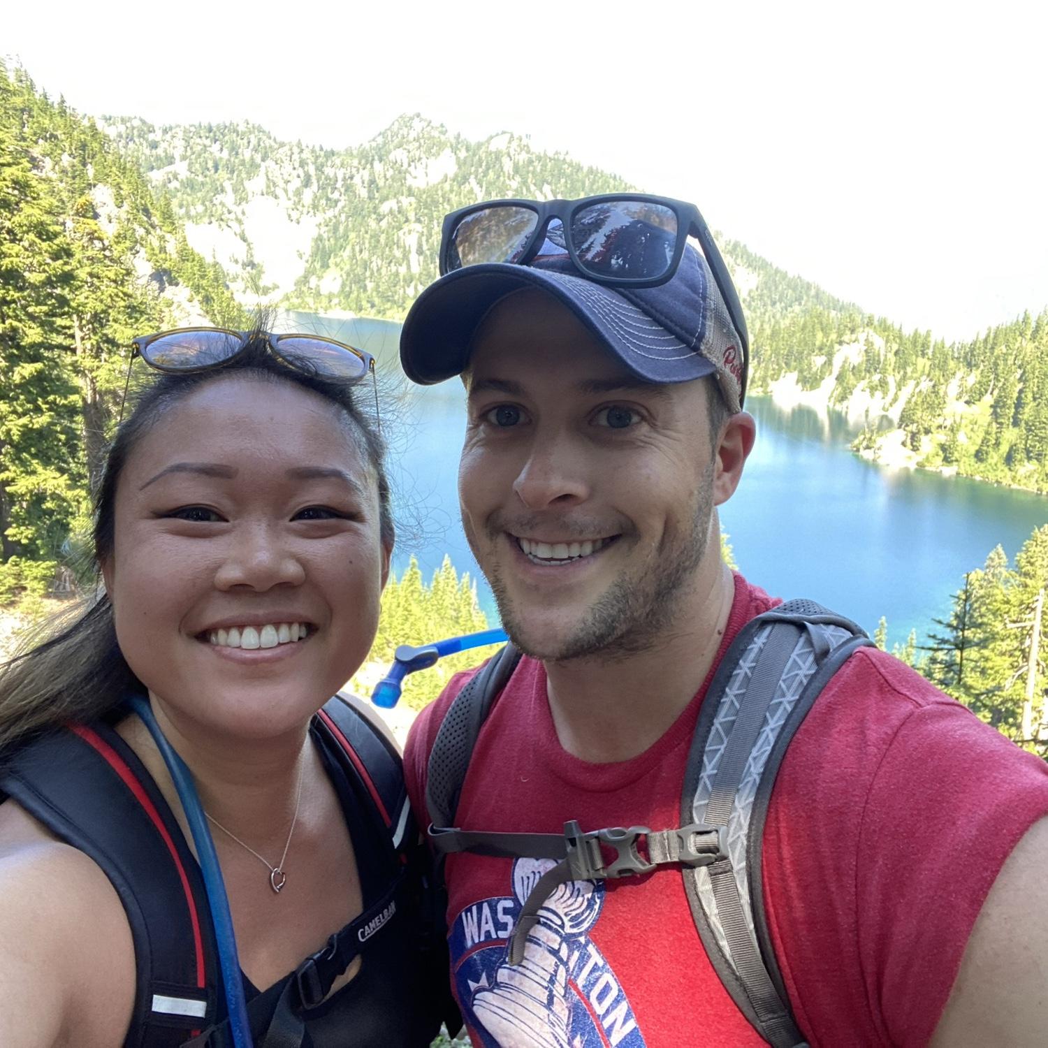 Snow Lake hike in Washington when Marissa visited