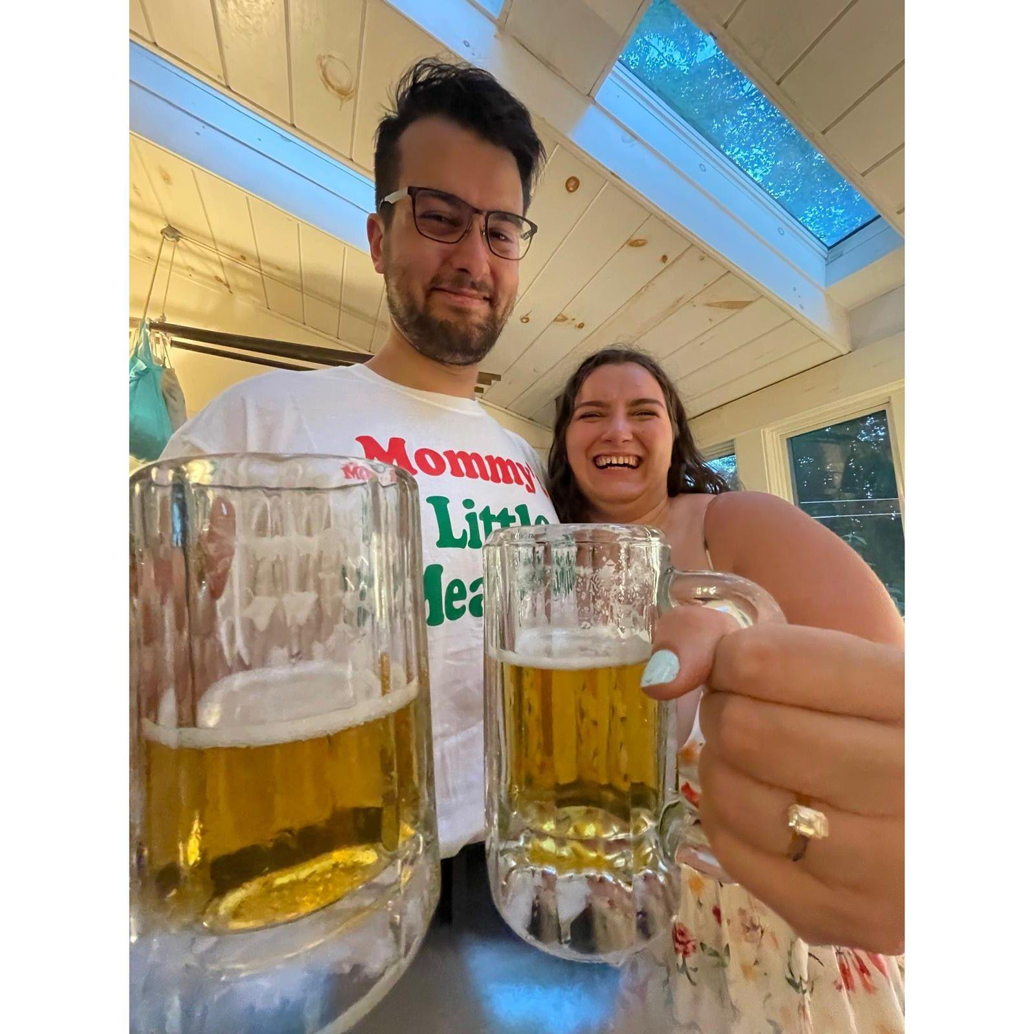 The night of our engagement!