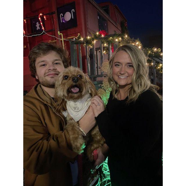 Our Lottie girl was so excited for her parents!