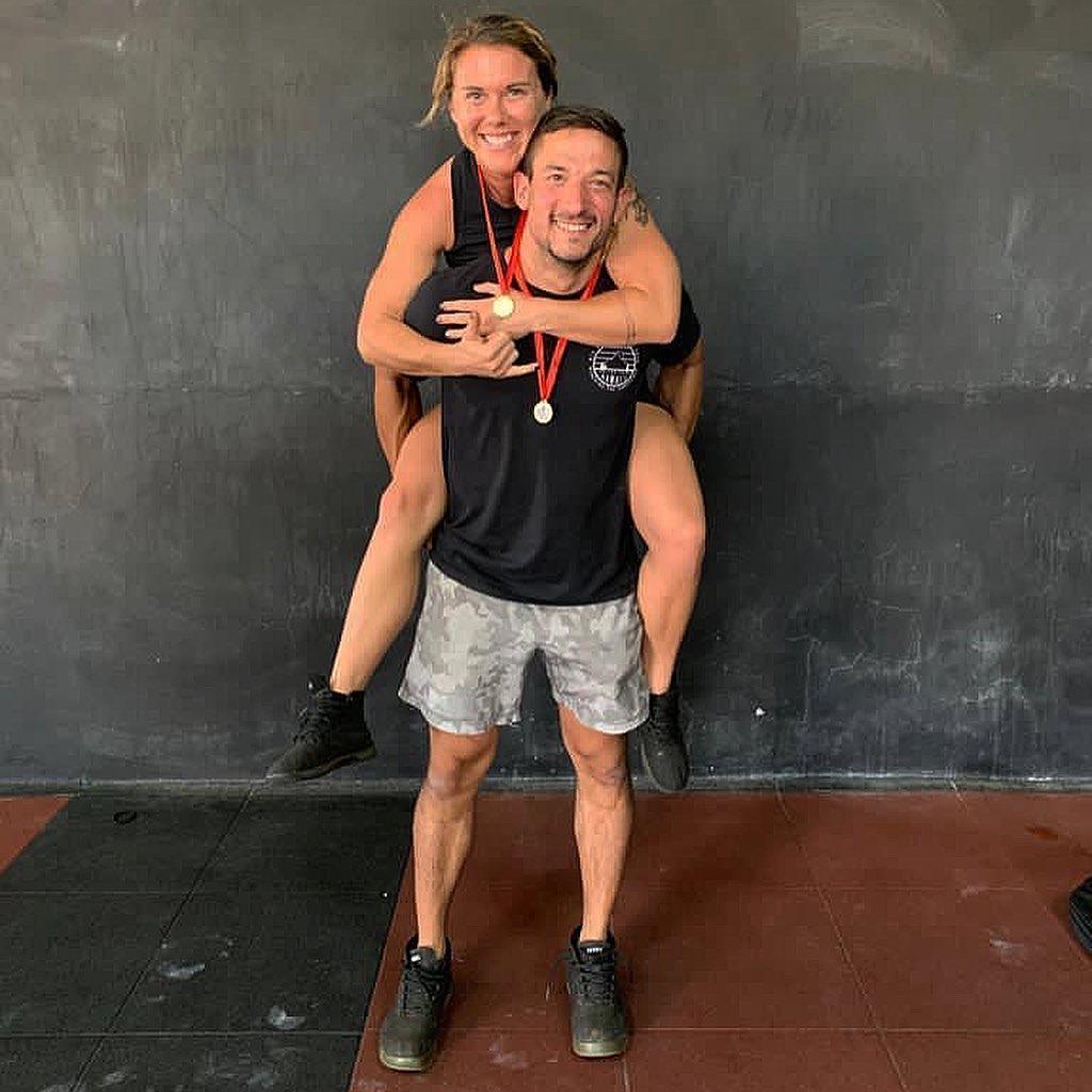 Finished our first CrossFit Open together. Always gunnin' for that #1 spot! @ CrossFit Ground Zero | Potchefstroom, South Africa