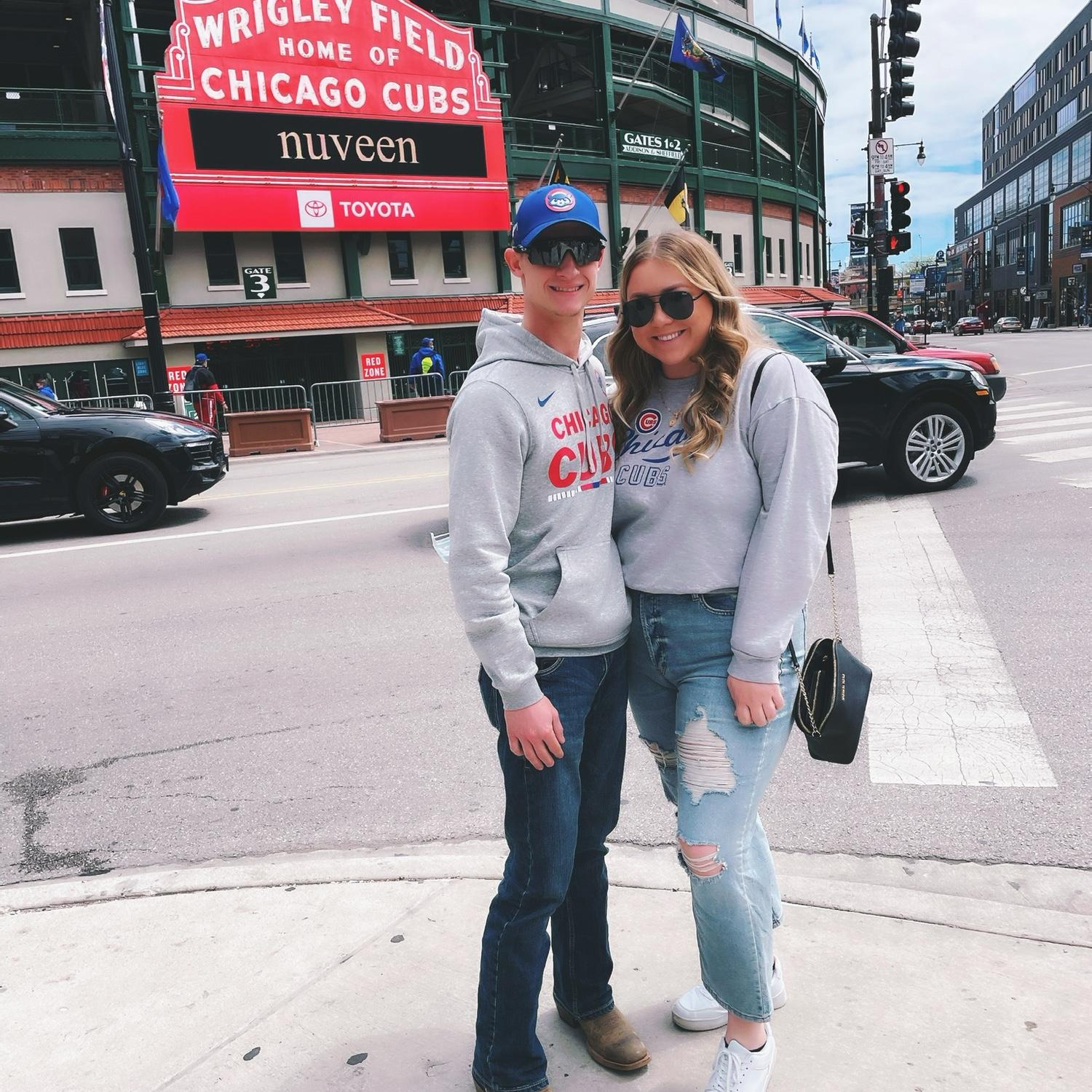 Thankfully, we are both cubs fans.