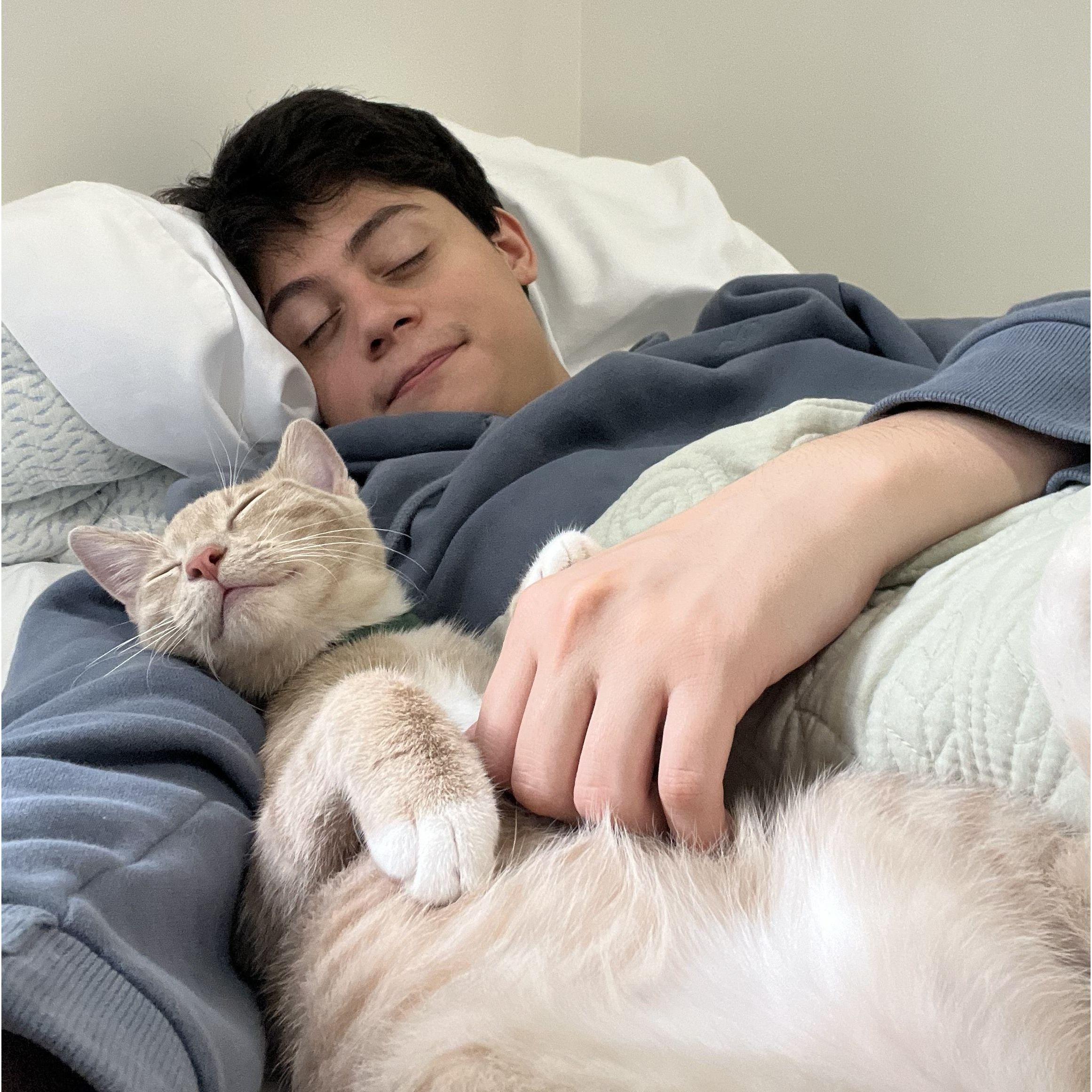 Dunkin is so excited for his parents to get married! (he actually couldn't care less)