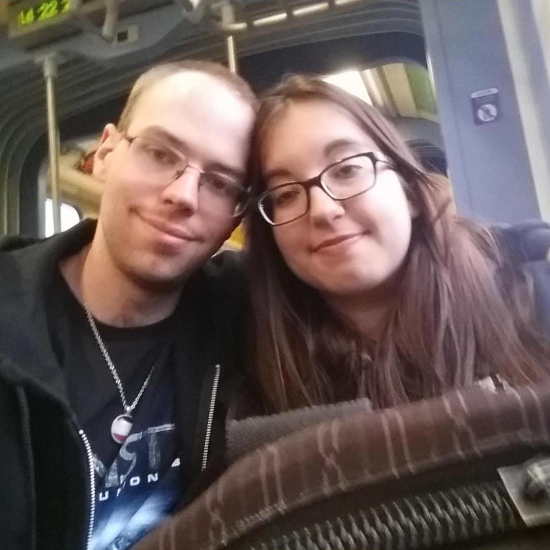 Our first date. We were so young back then!