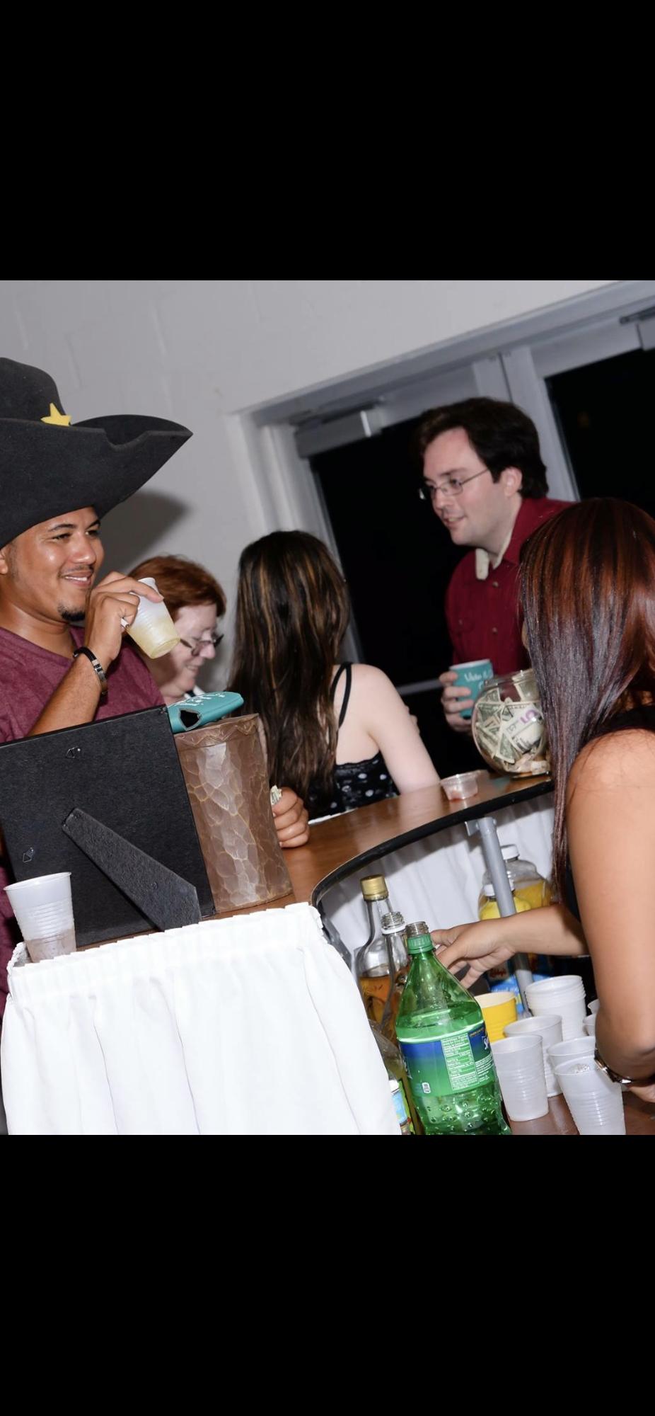 Where we first reconnected at a mutual friends wedding.