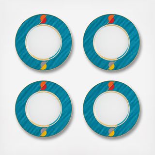Futurismo Dessert Plate, Set of 4