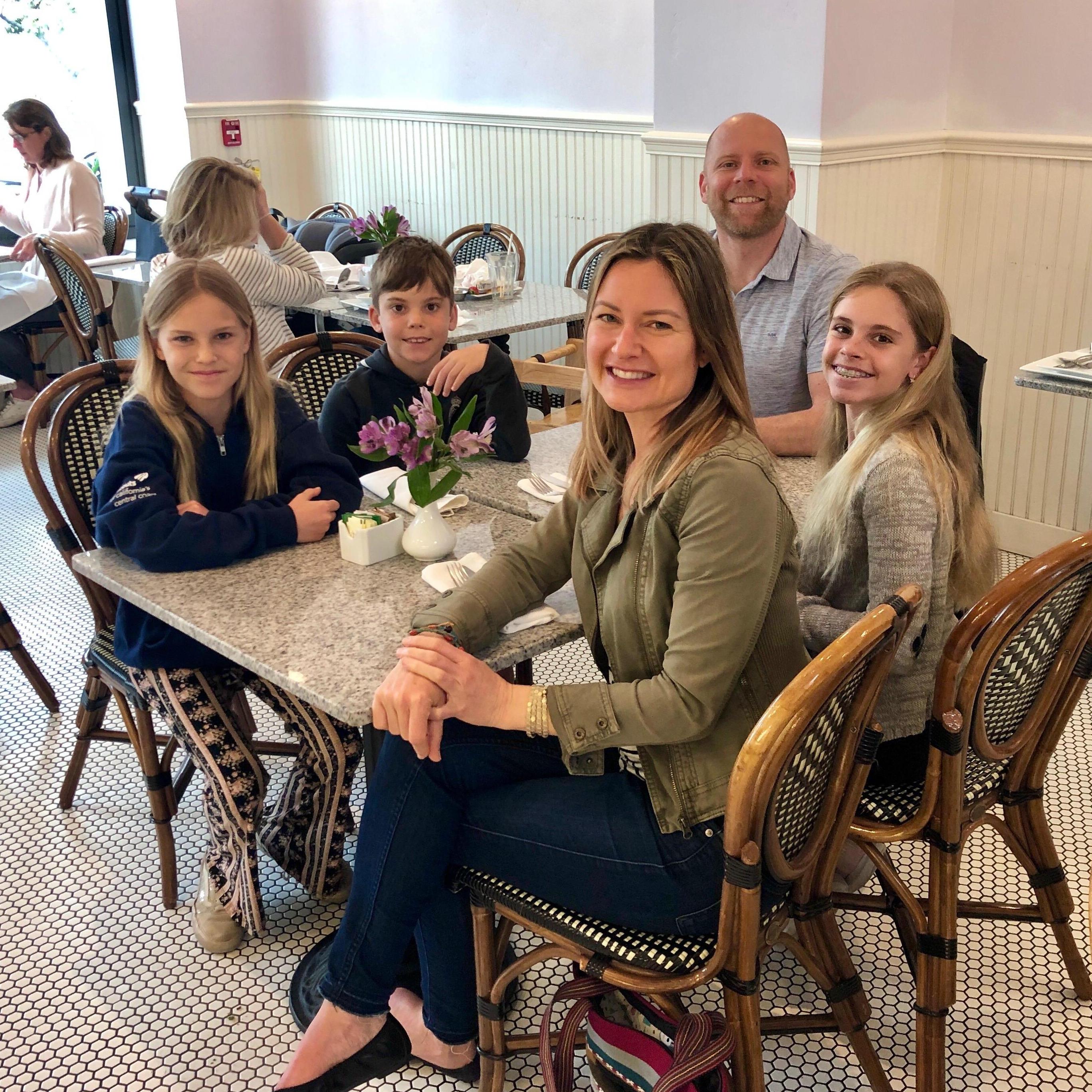 Brunching with our Santa Barbara kids! 2019
