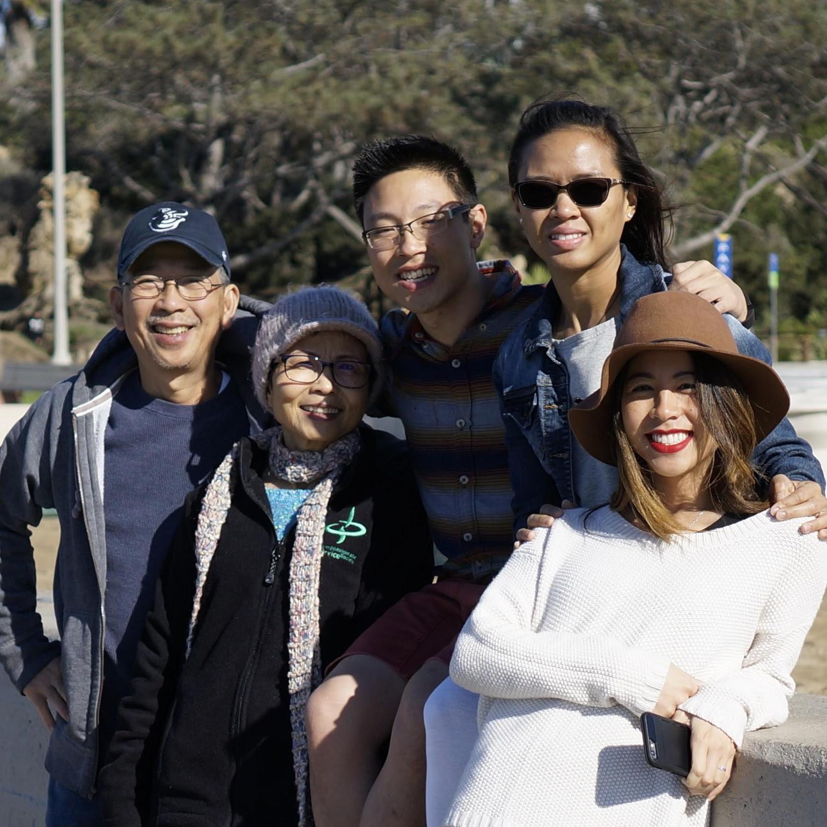 Ada with Tim and his family