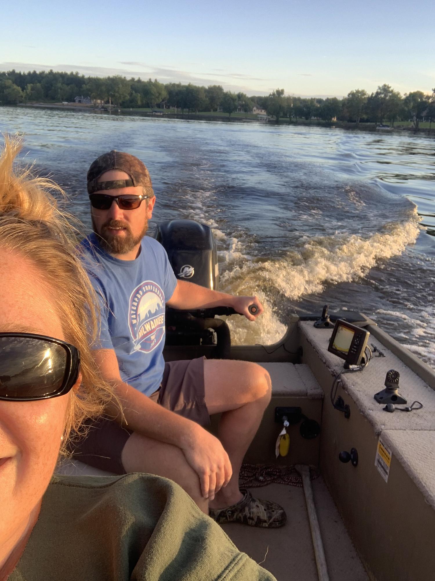 One of our favorite pastimes: hangin’ on the Wisconsin River