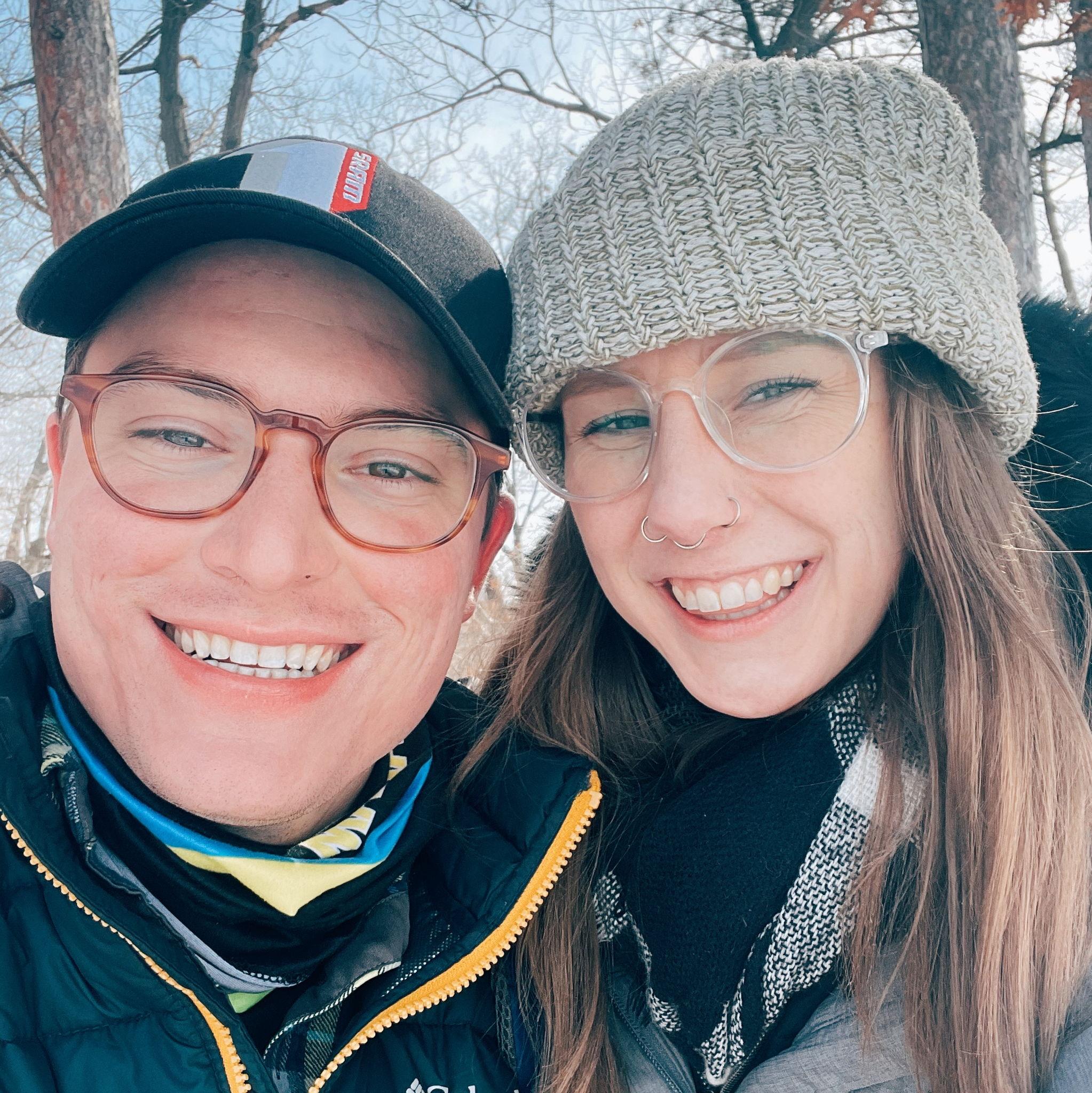 March 7, 2023 - Bernie and Anthony did their first "Chapel Walk," a walk in the Arb from Saint John's campus to the Stella Maris Chapel!