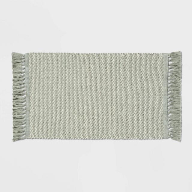 20"x32" Handloom Bath Rug Green Mirage - Threshold™