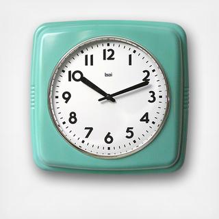 Square Retro Modern Wall Clock