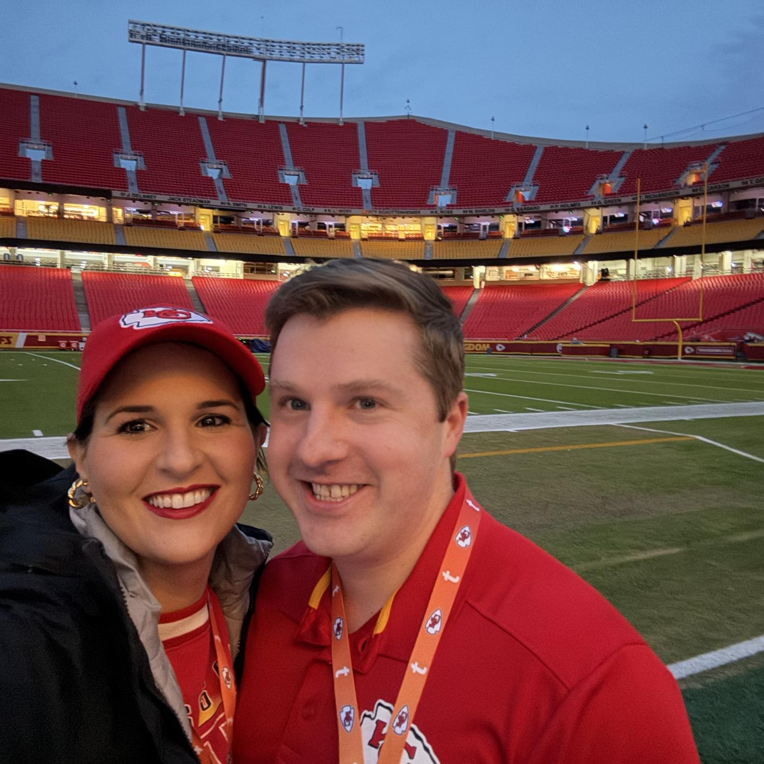 Mitch and Koki got to go on an awesome tour of Arrowhead!! Definitely recommend it!