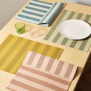 Essential Striped Table Linens - Set of 4 - Placemats S/4