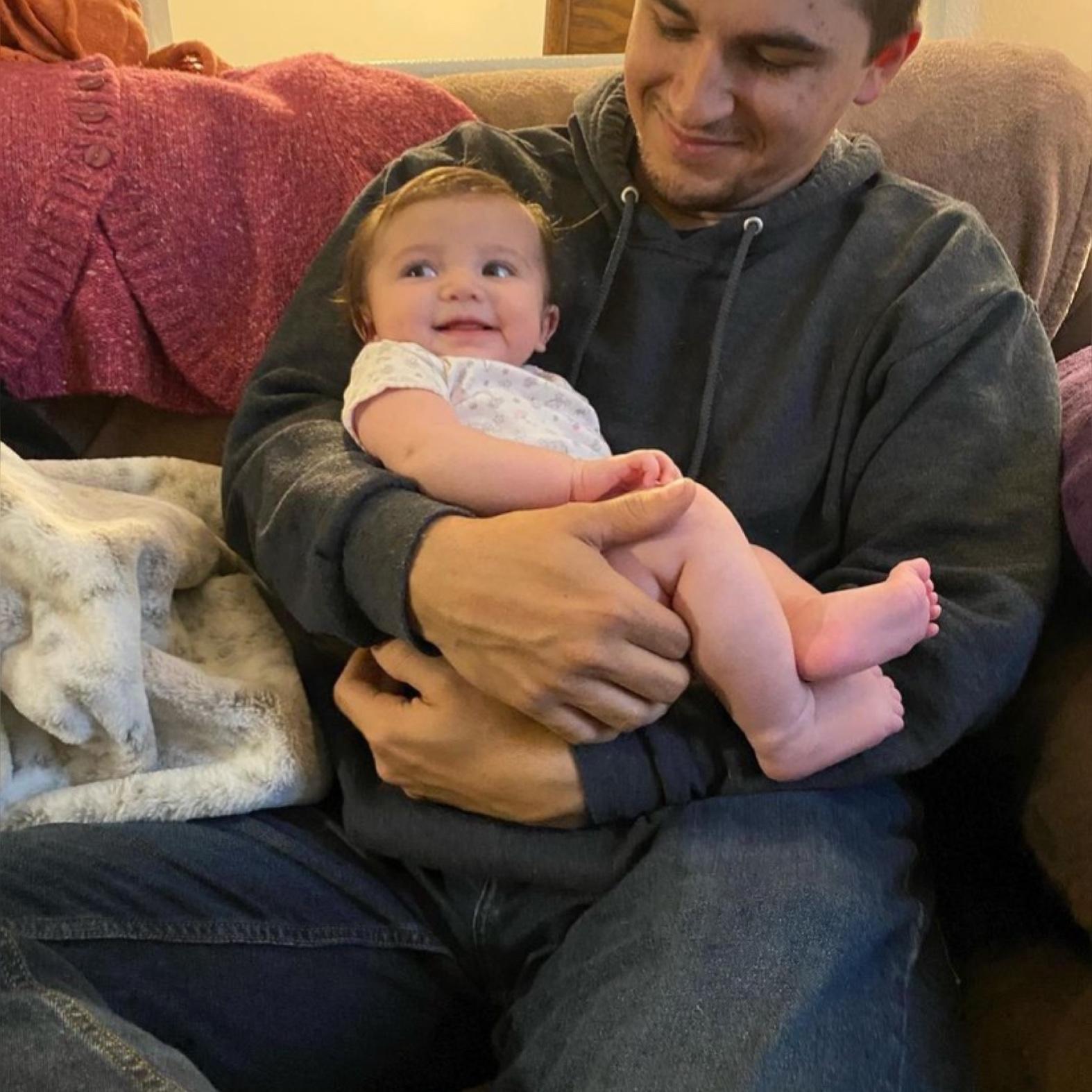 Andy's niece Ava when she was a baby