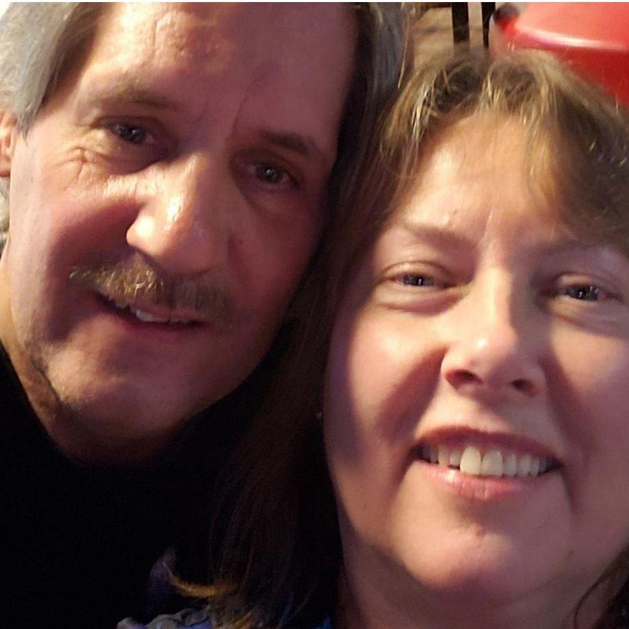 This is our first selfie. We went bowling.