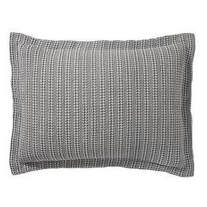 Honeycomb Sham, Standard, Gray
