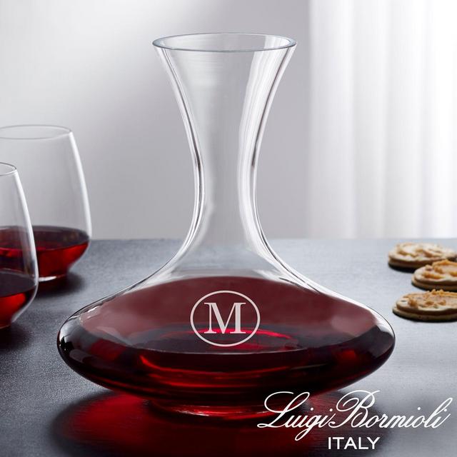 Luigi Bormioli Crescendo Personalized 68 oz. Captain's Wine Decanter