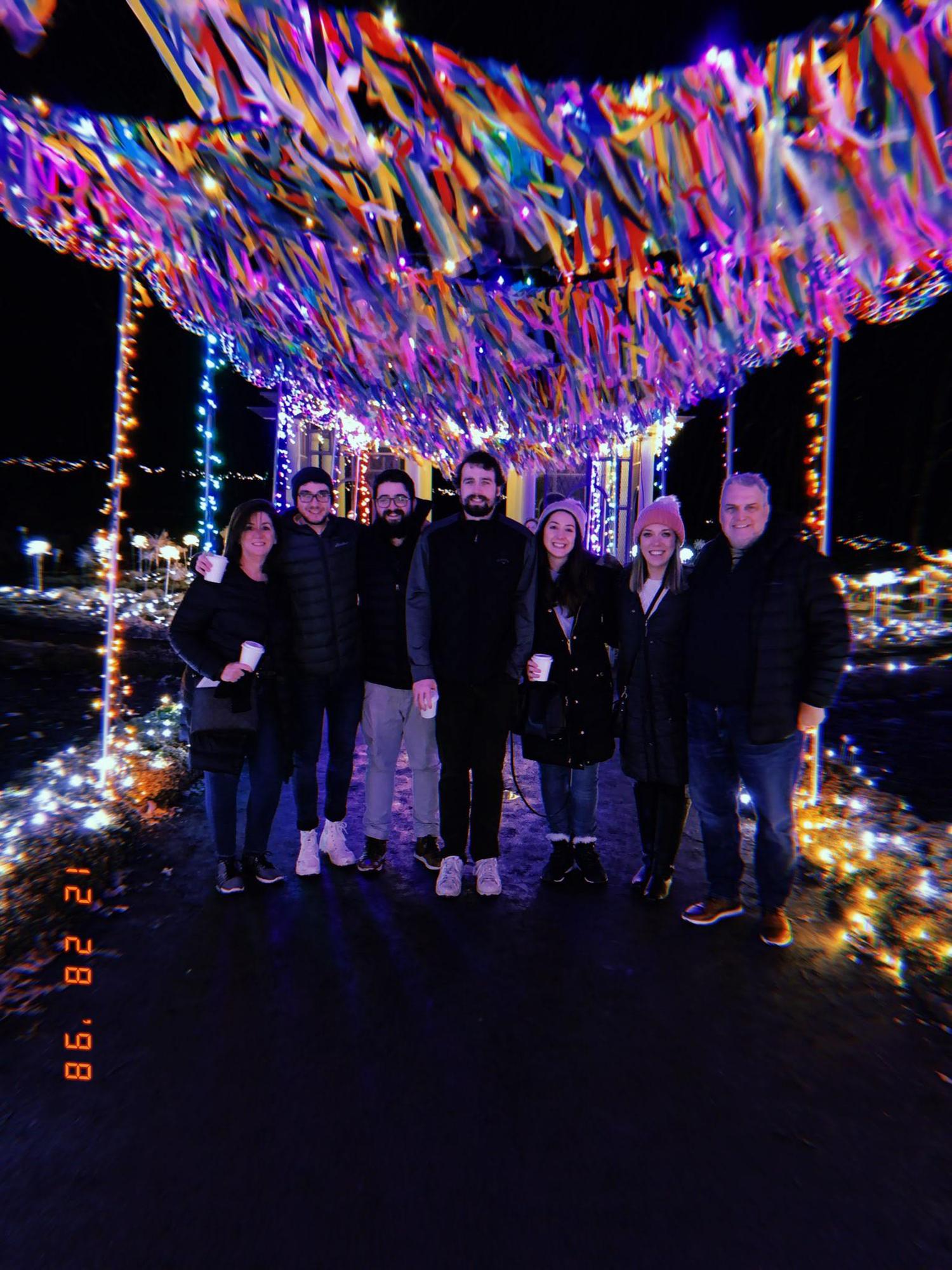 Annual family trip to see Winter Lights
