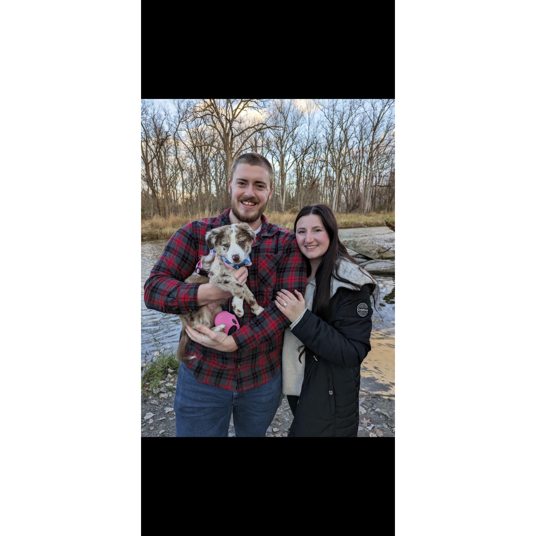 November 2023 When Emily and Tim got engaged💍